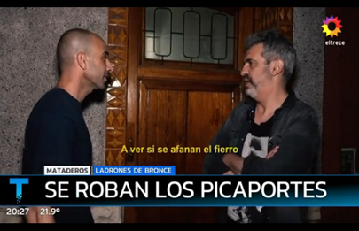 Denuncian robos de picaportes en Mataderos