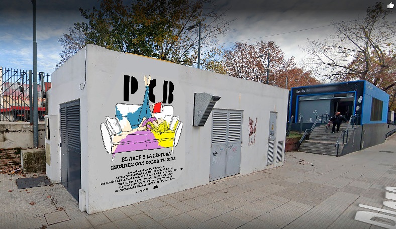 El Centro Cultural Discepolín pintará murales en torno a la estación Luis María Saavedra