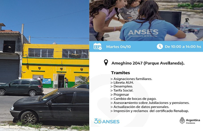 Operativo de ANSES en Villa Cildáñez
