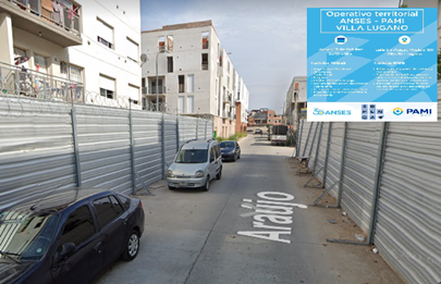 Operativo territorial de PAMI y ANSES en Villa Lugano