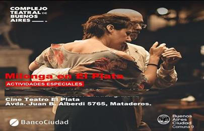 Viernes de Milonga en el Cine El Plata