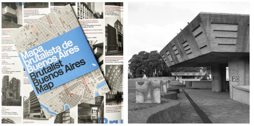 Presentan el “Mapa brutalista de Buenos Aires” en el Bar Roma del Abasto