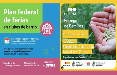 Vuelve el Plan Federal de Ferias a Parque Avellaneda