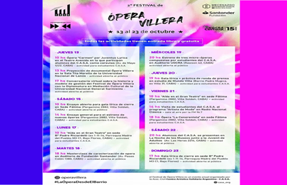 Segundo festival de ópera villera