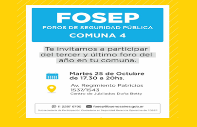 Se reúne el Foro de Seguridad Publica en la Comuna 4