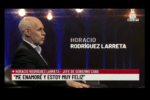 “Me enamoré y estoy muy feliz” dijo Larreta en TV