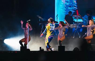 Maluma llenó Vélez e hizo bailar a todo Liniers