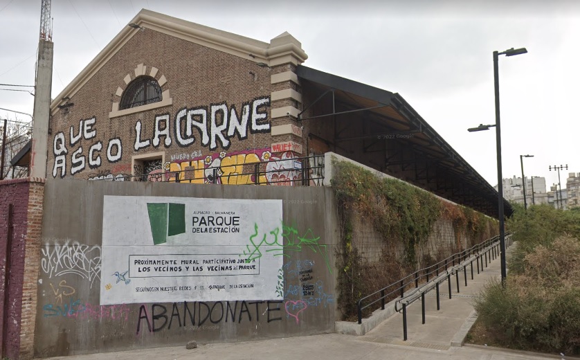 Festival Ambiental en el Parque de la Estación: pintan mural en Anchorena y Perón