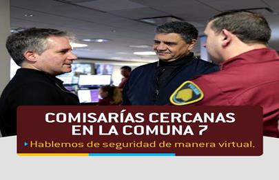 Convocatoria para el encuentro de comisarias cercanas en la comuna 7