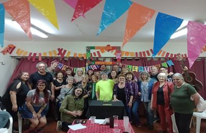 Festejos en el Centro cultural barrio Copello