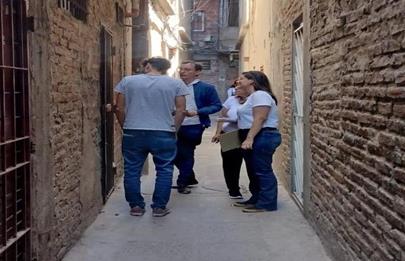 Recorrida de PAMI por el barrio Padre Ricciardelli