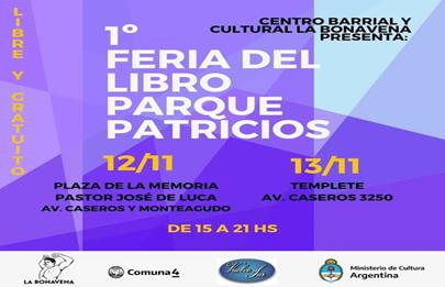Primera feria del libro de Parque Patricios