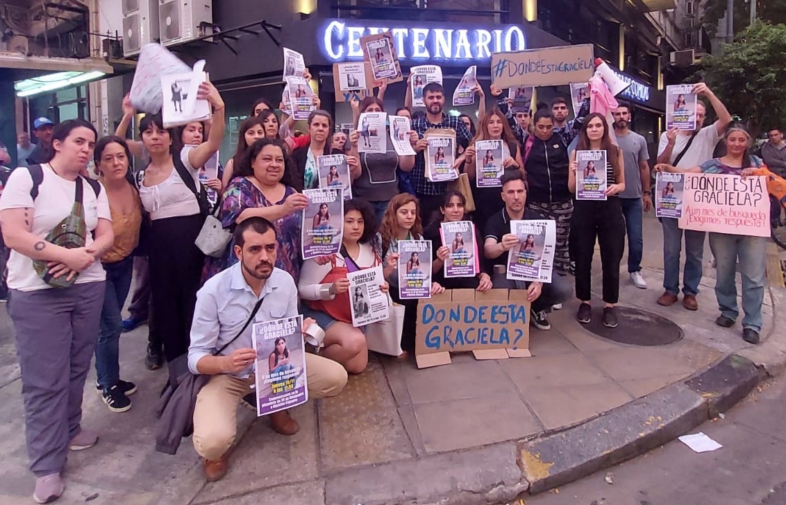 Balvanera: acto de familiares y vecinos a un mes de la desaparición de Graciela Torilla