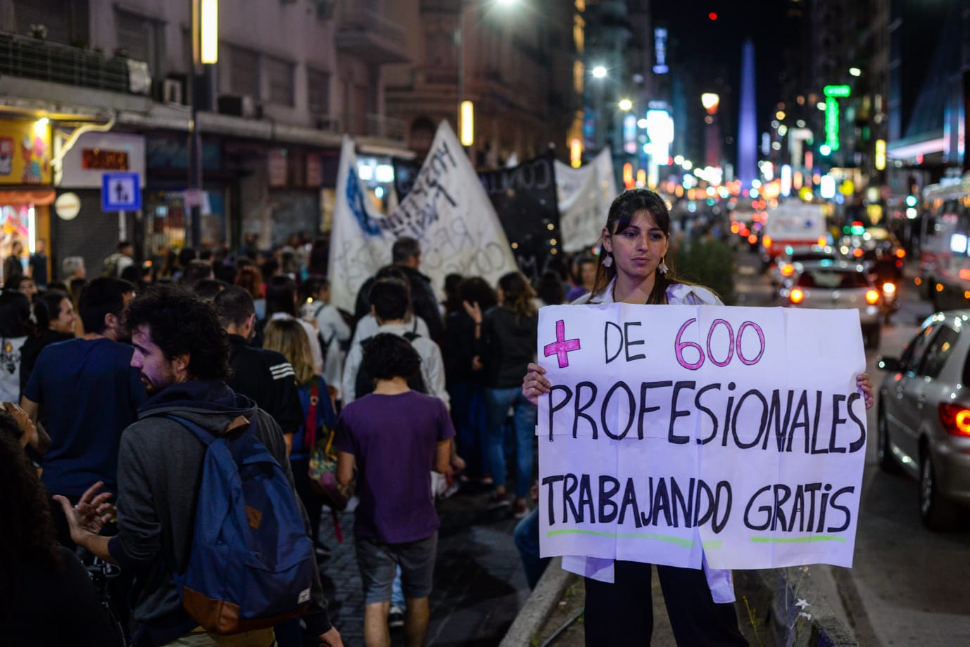 Gratis nunca más: concurrentes de salud siguen movilizados y se reúnen con el GCBA por mejoras laborales