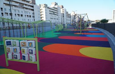 Finalizaron las obras del Playón deportivo del Parque de Estación Buenos Aires