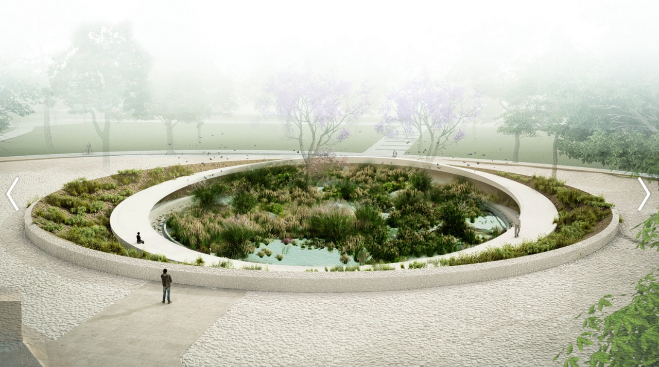 Semaforazo en Parque Patricios contra el memorial por el Covid-19 en Parque Ameghino: “Más verde, no más cemento”