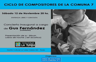 Se viene el ciclo de compositores de la Comuna 7