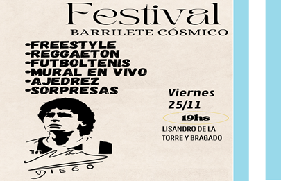 Festival “Barrilete Cósmico” en la Plaza de Los Mataderos