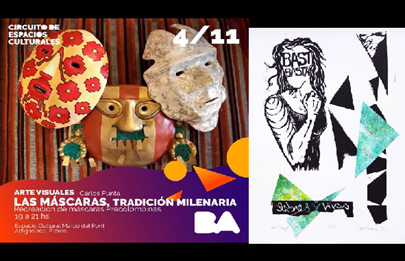 “Las máscaras, tradición milenaria-una recreación de máscaras Precolombinas”