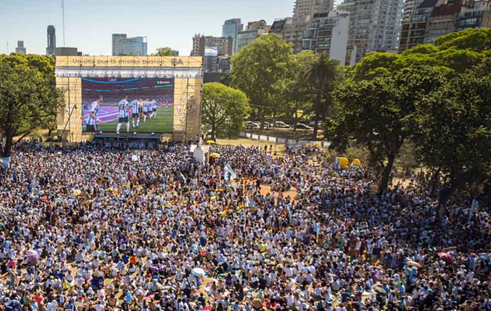Reservar entradas para ir a ver partidos del Mundial FIFA en pantalla gigante