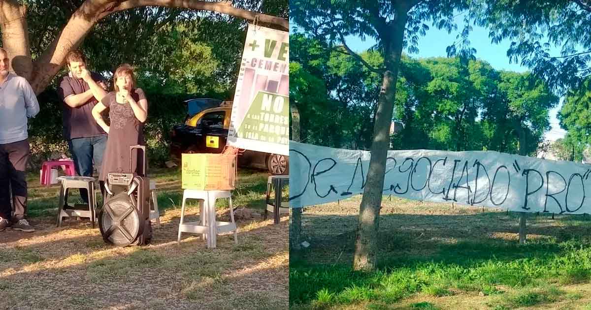 Parque La Isla de La Paternal: Se realizó una asamblea autoconvocada en defensa del espacio público