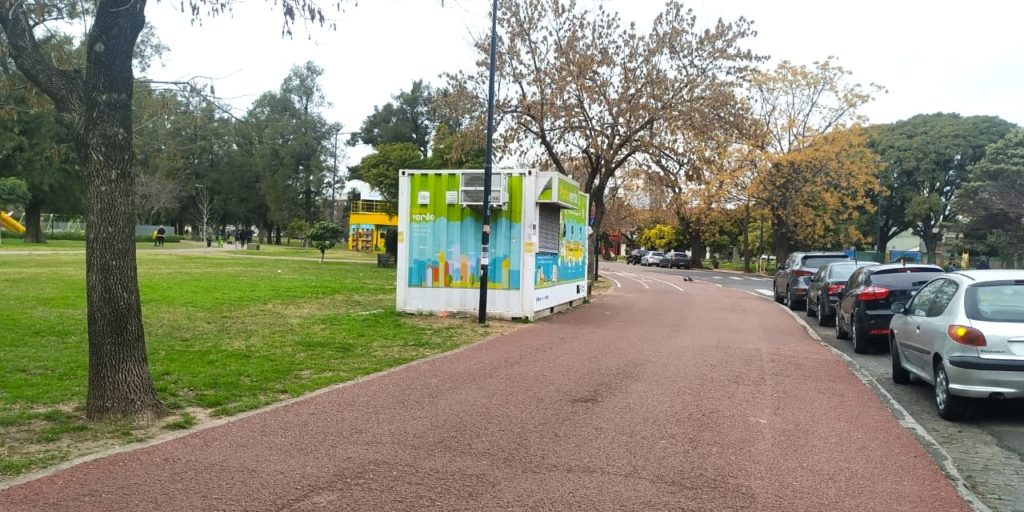Anuncian la restauración de un Punto Verde en el Parque Saavedra