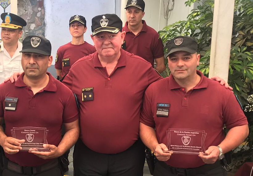 En el marco del aniversario de la Policía de la Ciudad, agentes de Saavedra fueron distinguidos