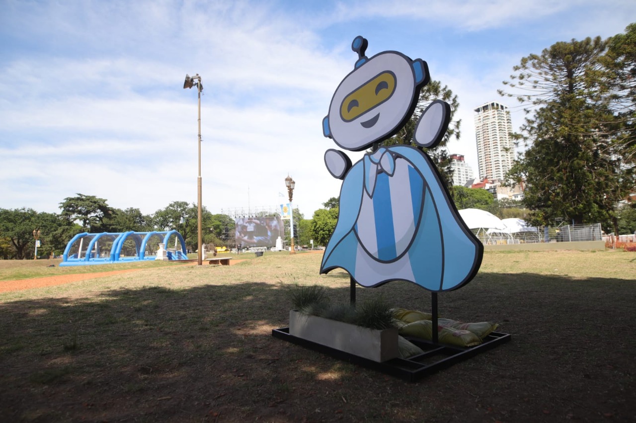 Por el mundial, habrá juegos temáticos en el Parque de la Estación, Plaza Almagro y otros espacios verdes