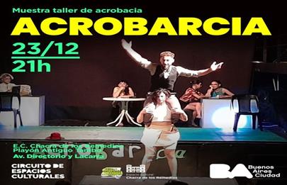 Muestra del Taller de Acrobacia de Parque Avellaneda