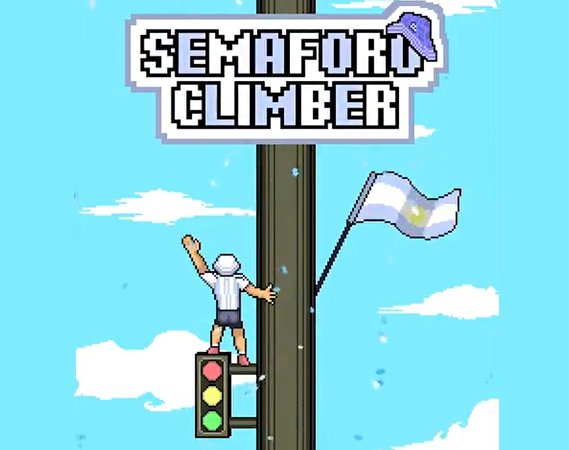 Semáforo Climber: crearon un videojuego que evoca los festejos por el Mundial