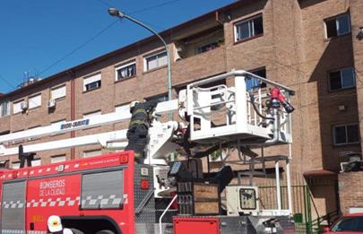 Incendio en el barrio Rivadavia de Bajo Flores