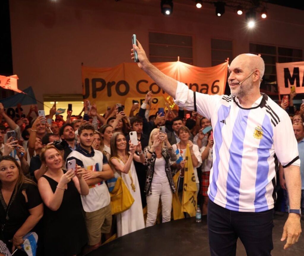 Rodríguez Larreta citó una frase de Tagliafico: “Cuando estamos juntos somos mejores”