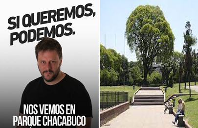 Acto ciudadano en Parque Chacabuco