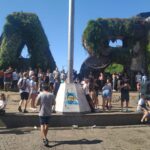 Obelisco: a la espera de la caravana con los campeones, sigue la marea celeste y los operativos de seguridad e higiene