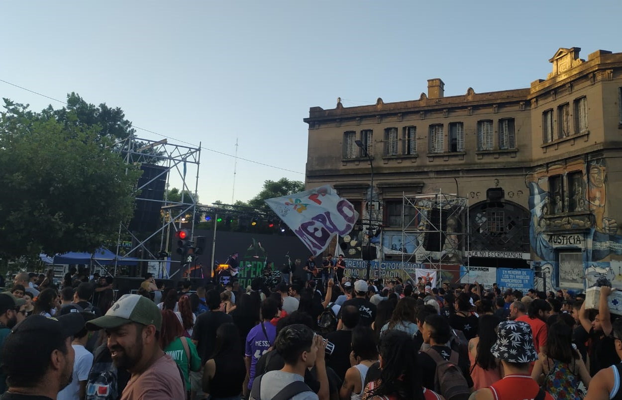 Festival por la memoria y las víctimas de Cromañón en el santuario de Once: “La lucha hay que promoverla con alegría”