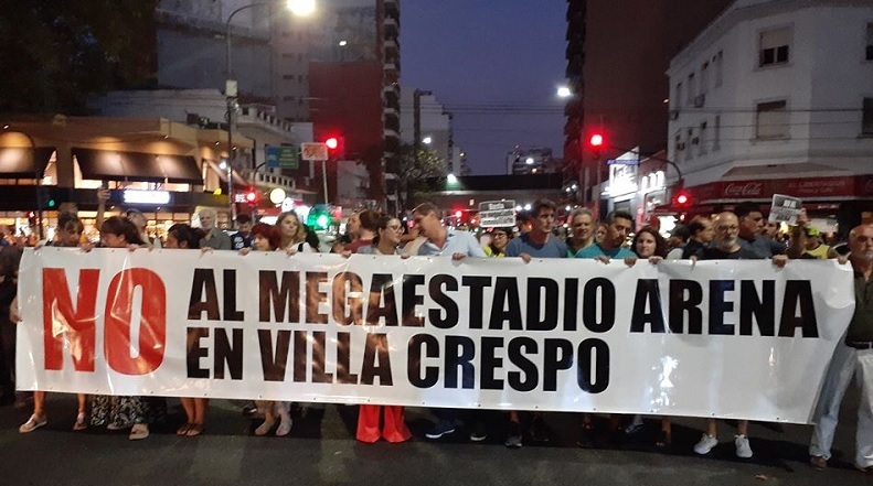 Villa Crespo: vecinos cortarán Corrientes y Dorrego contra el Movistar Arena