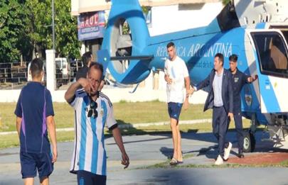 El arquero campeón del mundo aterrizó en Parque Patricios