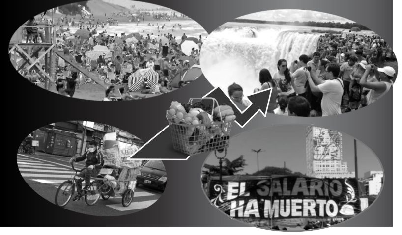 La costa se llena de muchos argentinos… pero a muchos más aún les cuesta llenar la heladera.