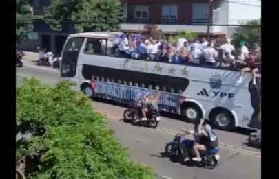 La caravana de la seleccion terminó en Lugano