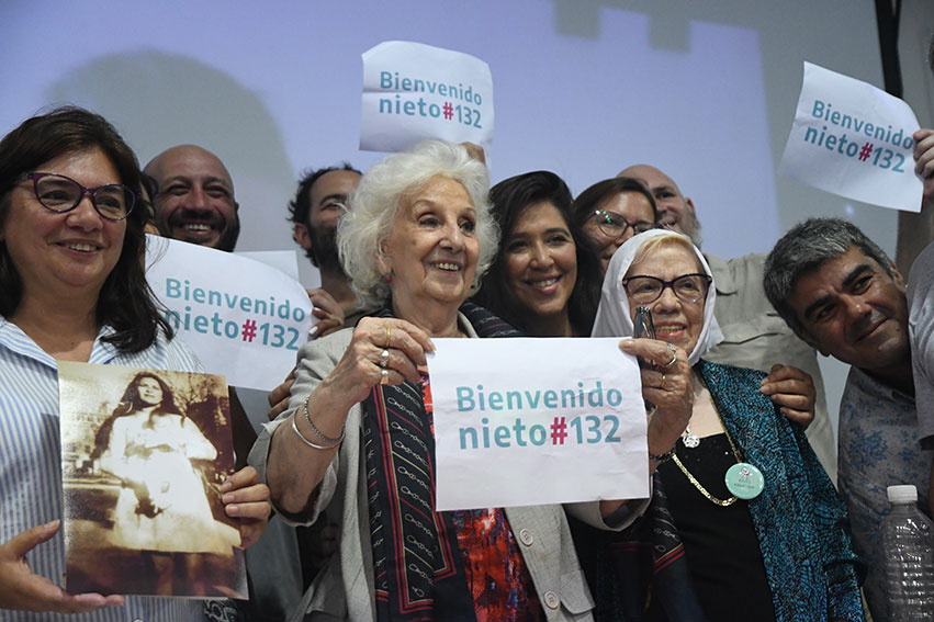 Nieto 132: las Abuelas celebran una nueva restitución de identidad