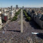 Argentina campeón del Mundial de Qatar 2022: el Obelisco, epicentro de los festejos