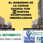El Gobierno porteño avanza con 22 nuevas excepciones inmobiliarias
