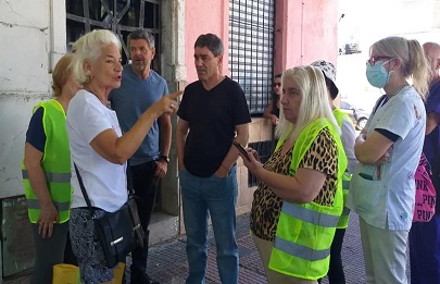 Campaña contra el dengue: Fernán Quirós visitó la Comuna 9