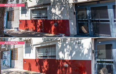 Acciones contra la vandalización de frentes de casas