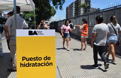 Se desarrolla el operativo calor en la Ciudad