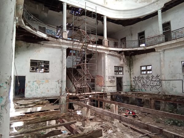 Palermo: comenzaron las tareas de restauración del Pabellón del Centenario