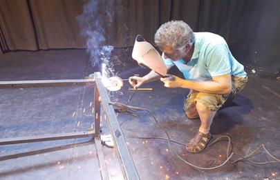 Tareas de limpieza y acondicionamiento del Espacio Cultural Adan Buenos Ayres