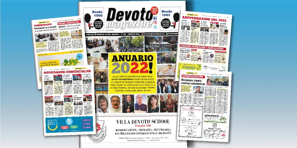 Salió edición Anuario 2022, para leerla o bajarla a su dispositivo