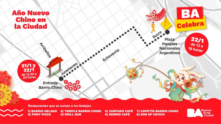 Belgrano y un nuevo festejo del año nuevo Chino
