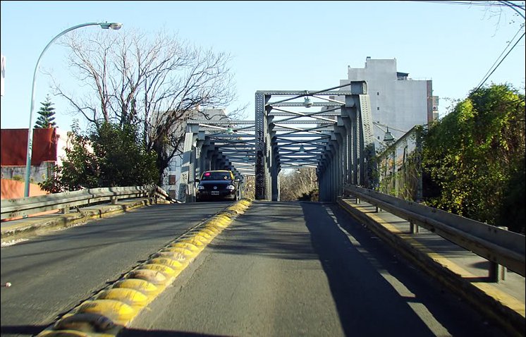 El puente de Ciudad de la Paz en Colegiales cerrado hasta nuevo aviso